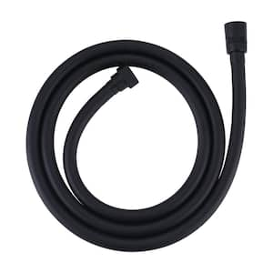 PVC 140 in. Shower Head Hose in Matte Black