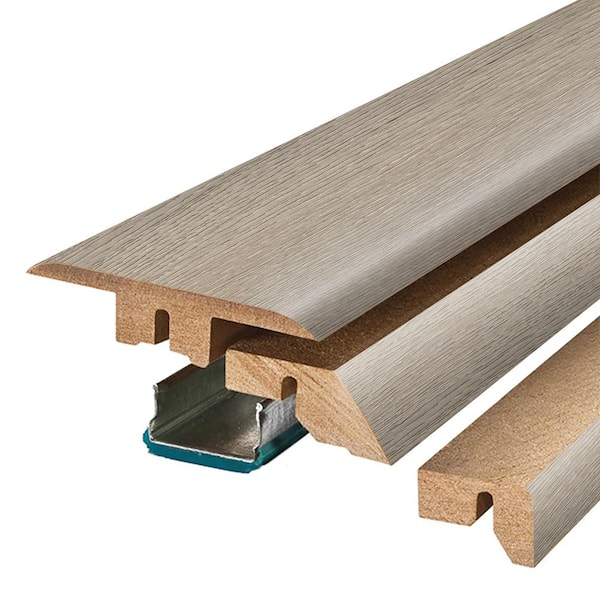 Stargazer 0.75 in. T x 2.37 in. W x 78.7 in. L Textured Wood Look Laminate Moulding/Trim 4 in 1 Molding