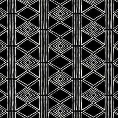 Black and White Geometric Outdoor Square Pillow Set