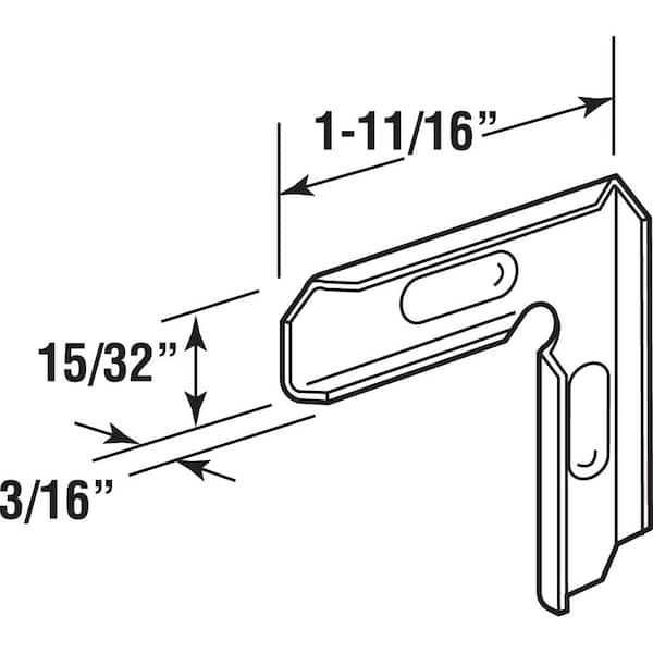 5/16 in. x 7/8 in. Metal Miter Screen Frame Corners (20-Pack)