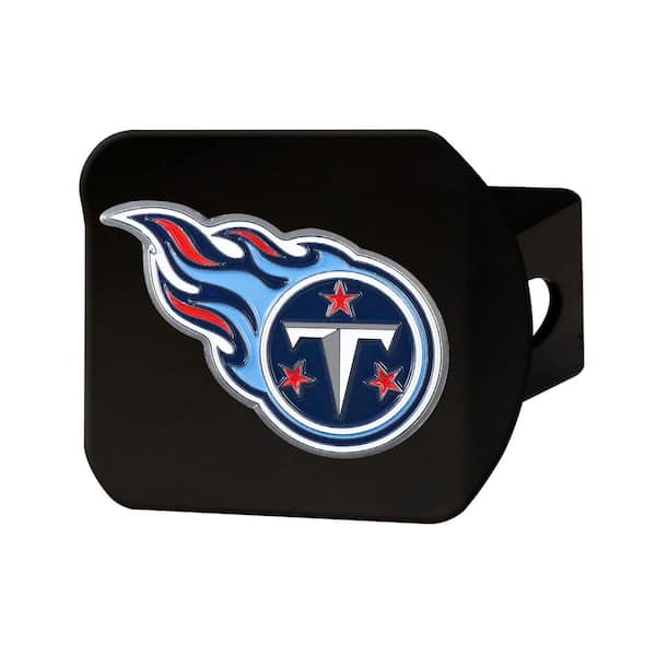 FANMATS NFL - Tennessee Titans 3D Color Emblem on Type III Black Metal Hitch Cover