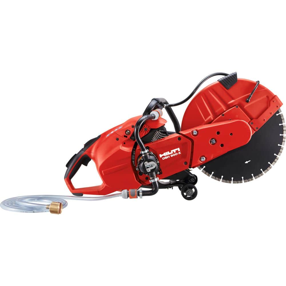 Hilti DSH 900X 90CC 16 in. Hand-Held Gas Saw with DSH-P Self Priming  Integrated Water Pump and Equidist SPX Diamond Blade 3563754 The Home  Depot