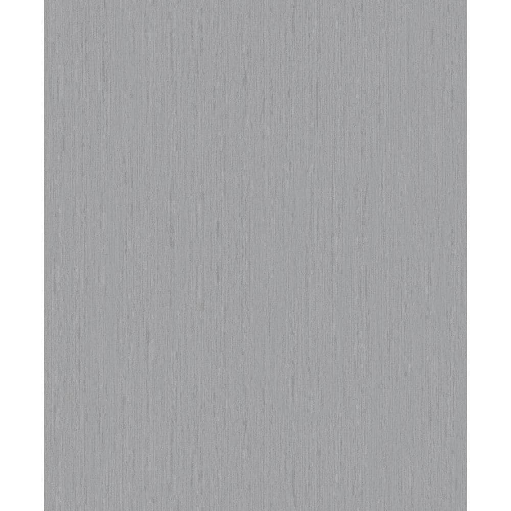 Fine Silk Dark Grey Metallic Hue Design Vinyl on Non-Woven Non-Pasted Wallp