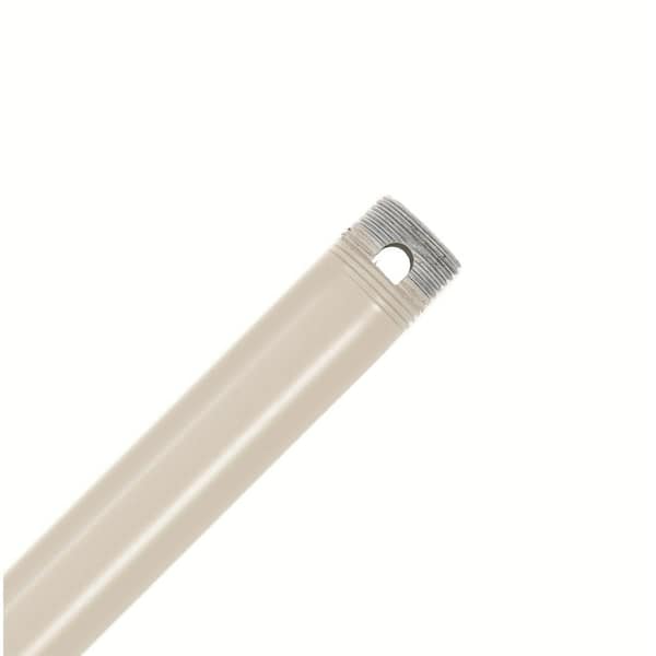 Casablanca Hang-Tru Perma Lock 48 in. Classic White Extension Downrod-DISCONTINUED