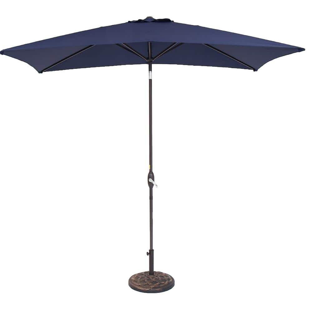10 ft. Market Patio Umbrella in Dark Blue