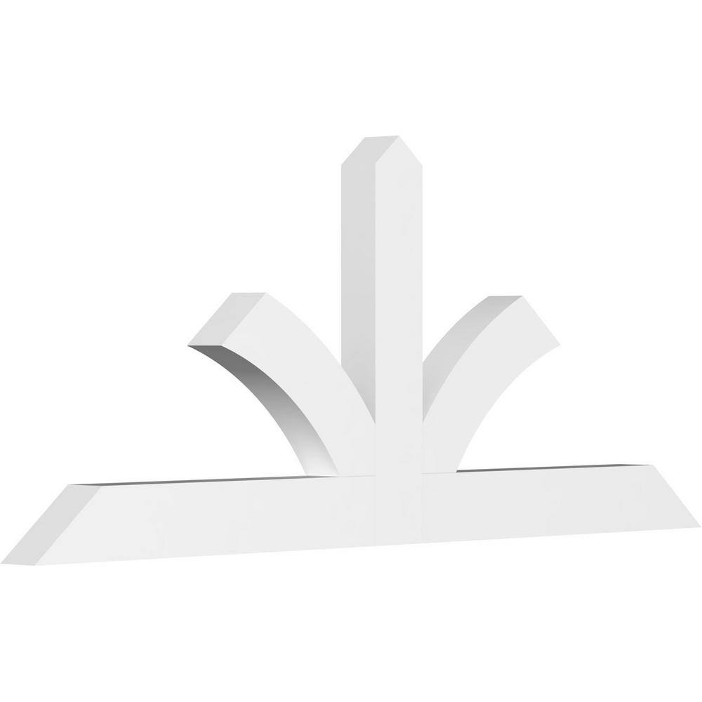 84 in. W x 35 in. H x 4 in. D x 6 in. F, 10/12 Pitch, Richland Signature Urethane Gable Bracket, Primed Tan price history on PriceWatchPro