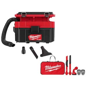 M18 FUEL PACKOUT Cordless 2.5 Gal. Wet/Dry Vacuum with AIR-TIP 1-1/4 in. - 2-1/2 in. (4-Piece) Automotive Kit