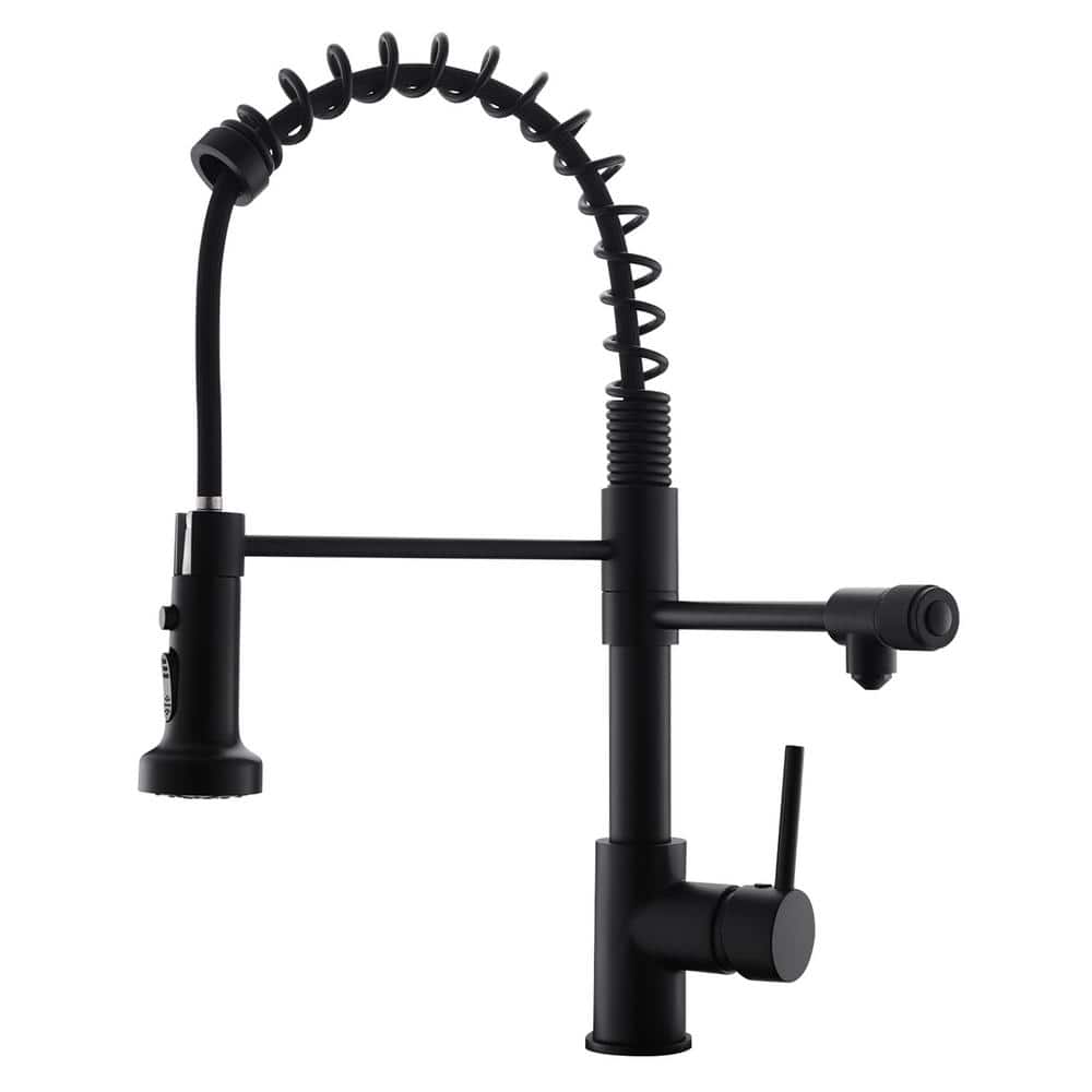 3 Way Spring Single Handle Pull Down Sprayer Kitchen Faucet, Kitchen Faucet