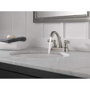 Claymore 4 in. Centerset 2-Handle Bathroom Faucet in Brushed Nickel