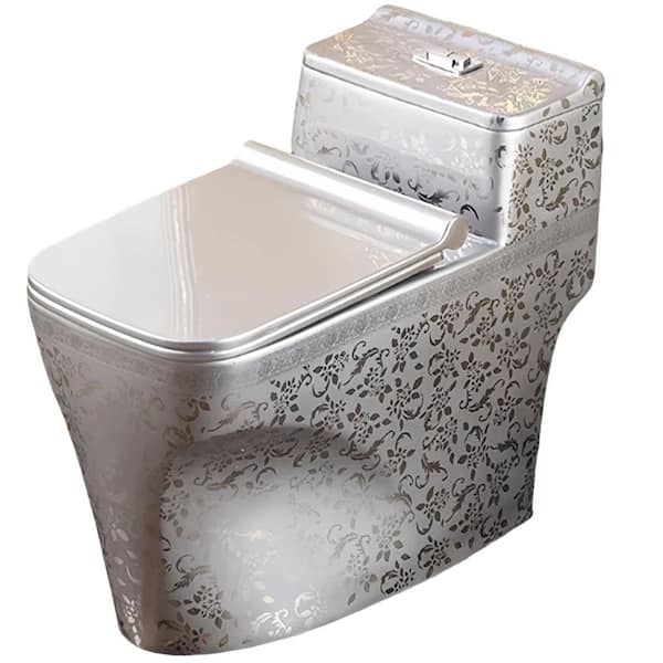 12 in. Rough In 1-Piece 1.58 Gal. GPF Elongated Close Coupled Toilet Seat Included