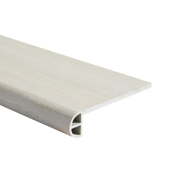 Malibu Wide Plank French Oak Cocoa 0.944 in. T x 4.527 in. Width x 94.48 in. L Vinyl Flush Stair Nose Molding