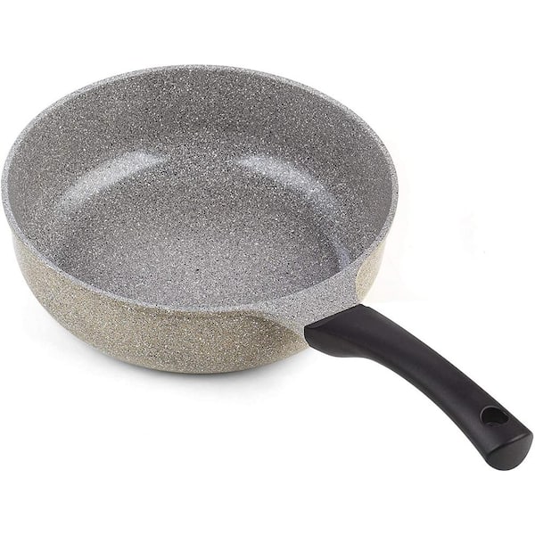 Extreme Non-Stick Marble Coated Cast Aluminium Home N Kitchenware Collection 20cm Ceramic Marble Wok 5-Layer Marble Coating 