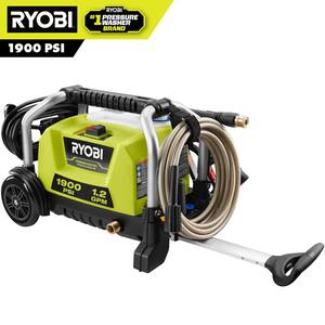 1900 PSI 1.2 GPM Cold Water Wheeled Electric Pressure Washer