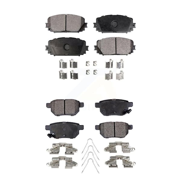 TEC Front Rear Ceramic Brake Pads Kit For Toyota Yaris KTC-100268 KTC ...
