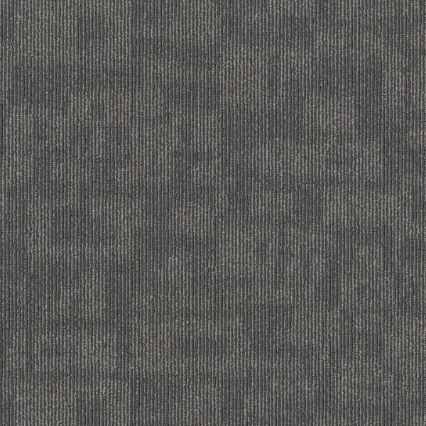 Aledo - Tied - Gray Commercial/Residential 24 in. x 24 in. Glue-Down Carpet Tile Square (80 sq. ft.)