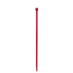 14.6 in. 50 lbs. Red Cable Tie (100-Bag)