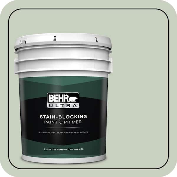 BEHR ULTRA 5 gal. #PPF-25 Terrace View Semi-Gloss Enamel Exterior Paint & Primer