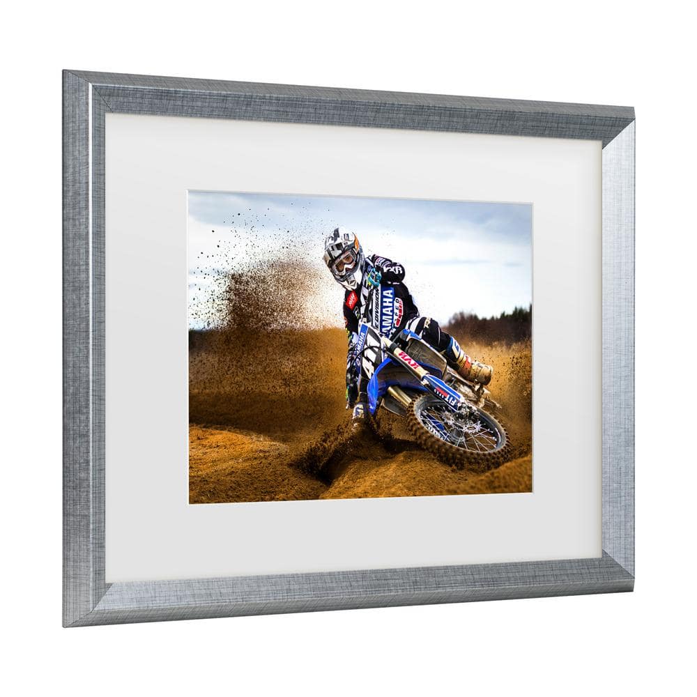 Attila Szabo Desert King Silver Framed Canvas Wall Art