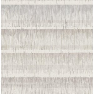 Taupe Dhurrie Peel and Stick String Wallpaper