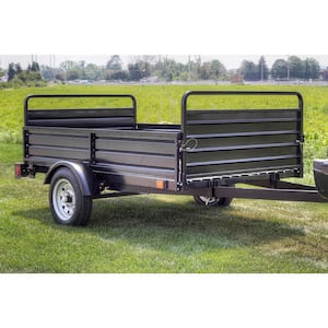 Reconditioned 1639 lb. Payload Capacity 4.5 ft. x 7.5 ft. Utility Trailer Kit with 12 ft Max Extension Capability