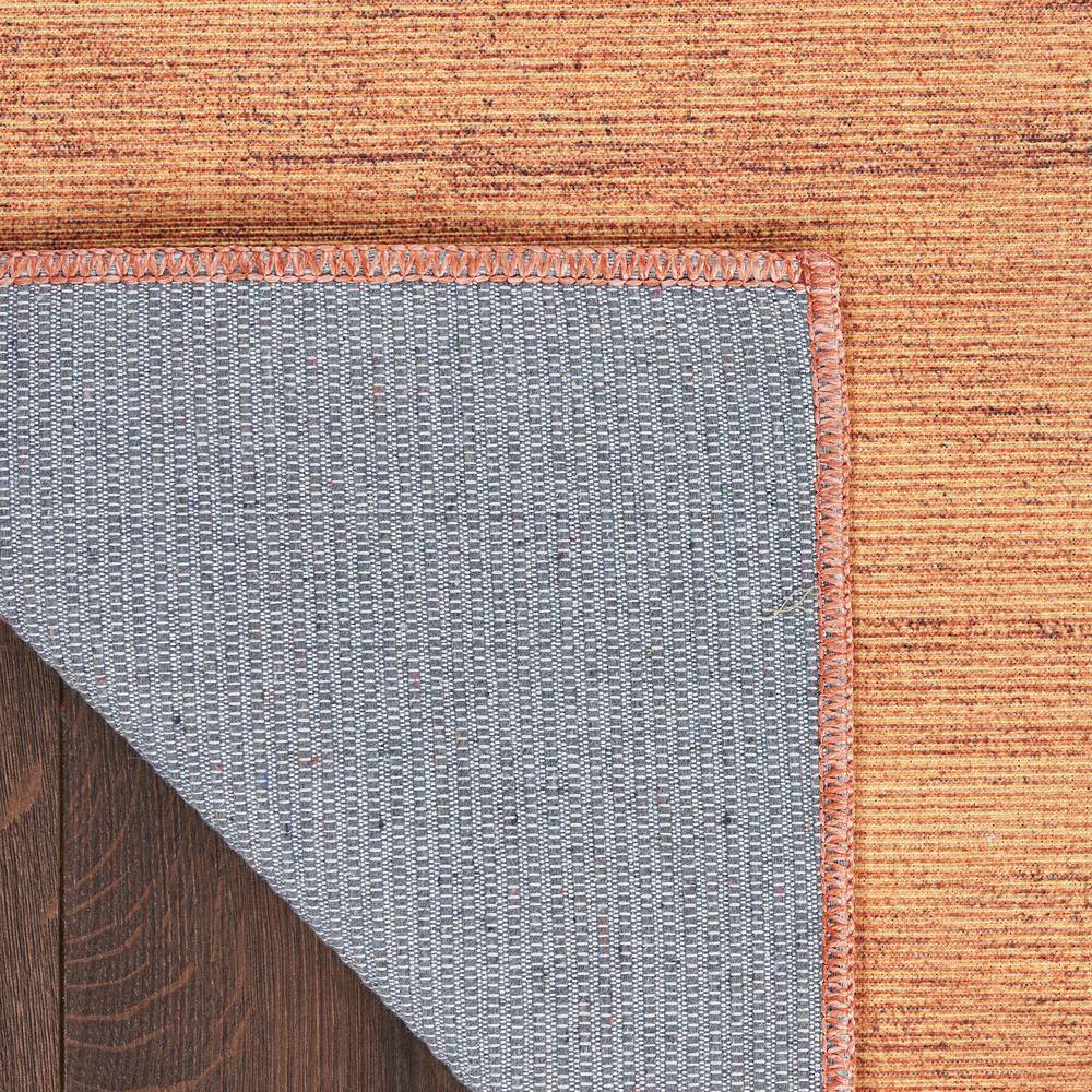 Copper Flat Woven 4' x 6' Washable Viscose Rug