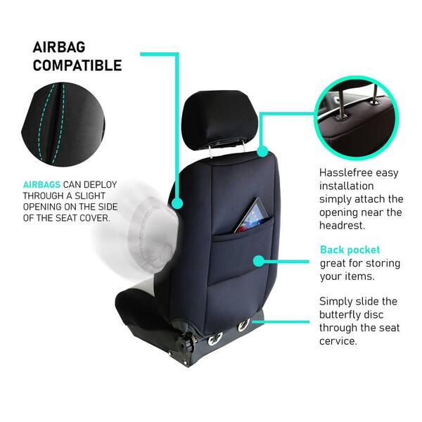 Waterproof Durable Back Support Protect Front Seat Cover Interior  Accessories Massage Cushion Car Seat Cushion Van Seat Car Accessories