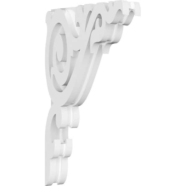 Ekena Millwork Baile 1.5 in. W x 13 in. H x 7.5 in. D Signature Urethane Polyurethane Corbel