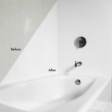 1 qt. Satin White Tub and Tile Refinishing Kit (Case of 4)