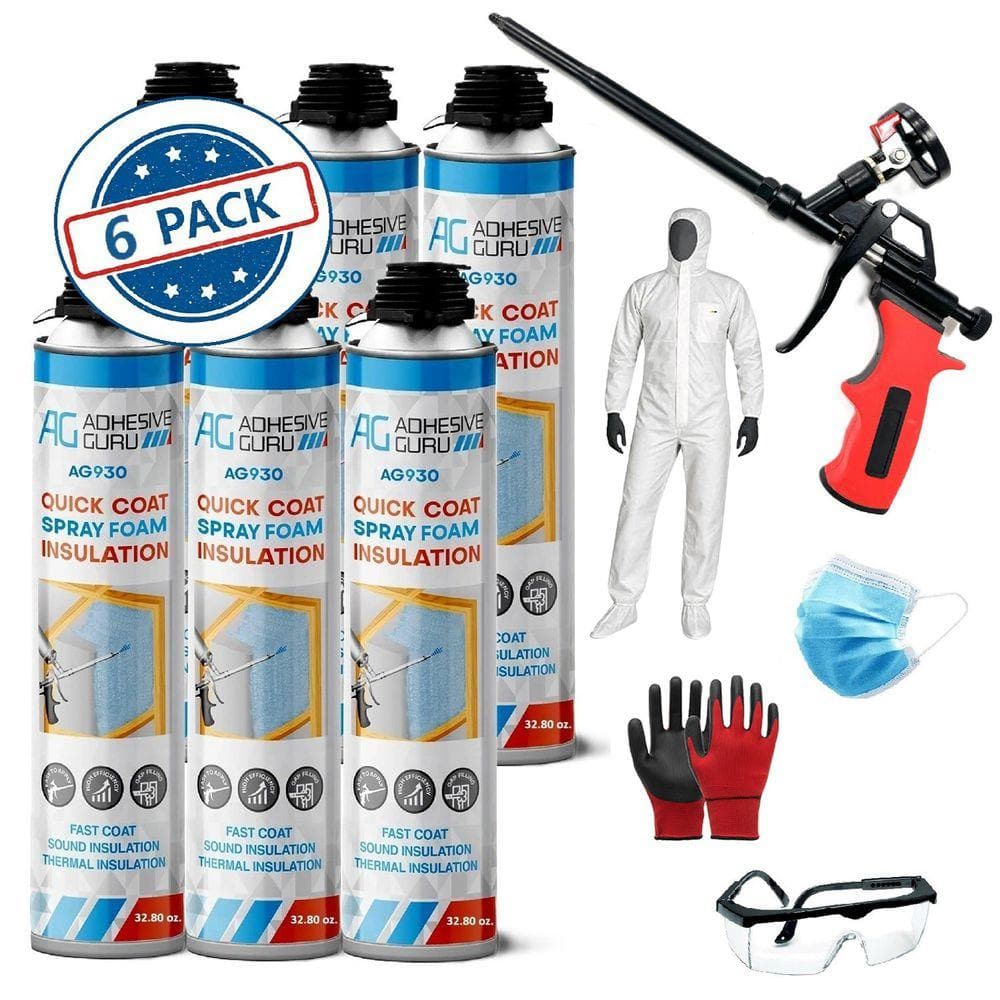AG ADHESIVE GURU AG930 32.8 oz. Insulation Spray Foam, Thermal and