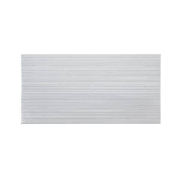 Jeffrey Court Morning Tide Gray 10 in. x 20 in. Glossy Textured Ceramic Wall Tile (10.76 sq. ft./Case)