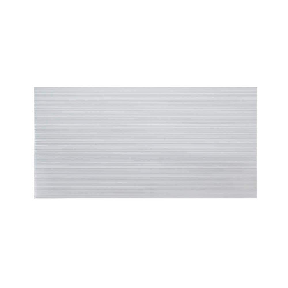 Take Home Tile Sample - Morning Tide Gray 3 in. x 6 in. Glossy Textured Ceramic price history on PriceWatchPro