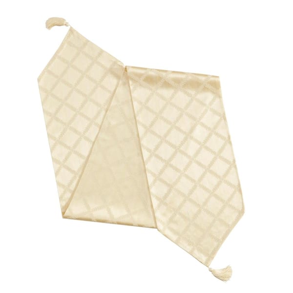 Lenox Laurel Leaf Runner, Ivory - 14"W x 90"L