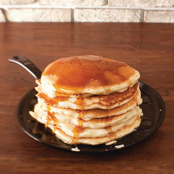 10.5 in. Cast Iron Griddle in Black