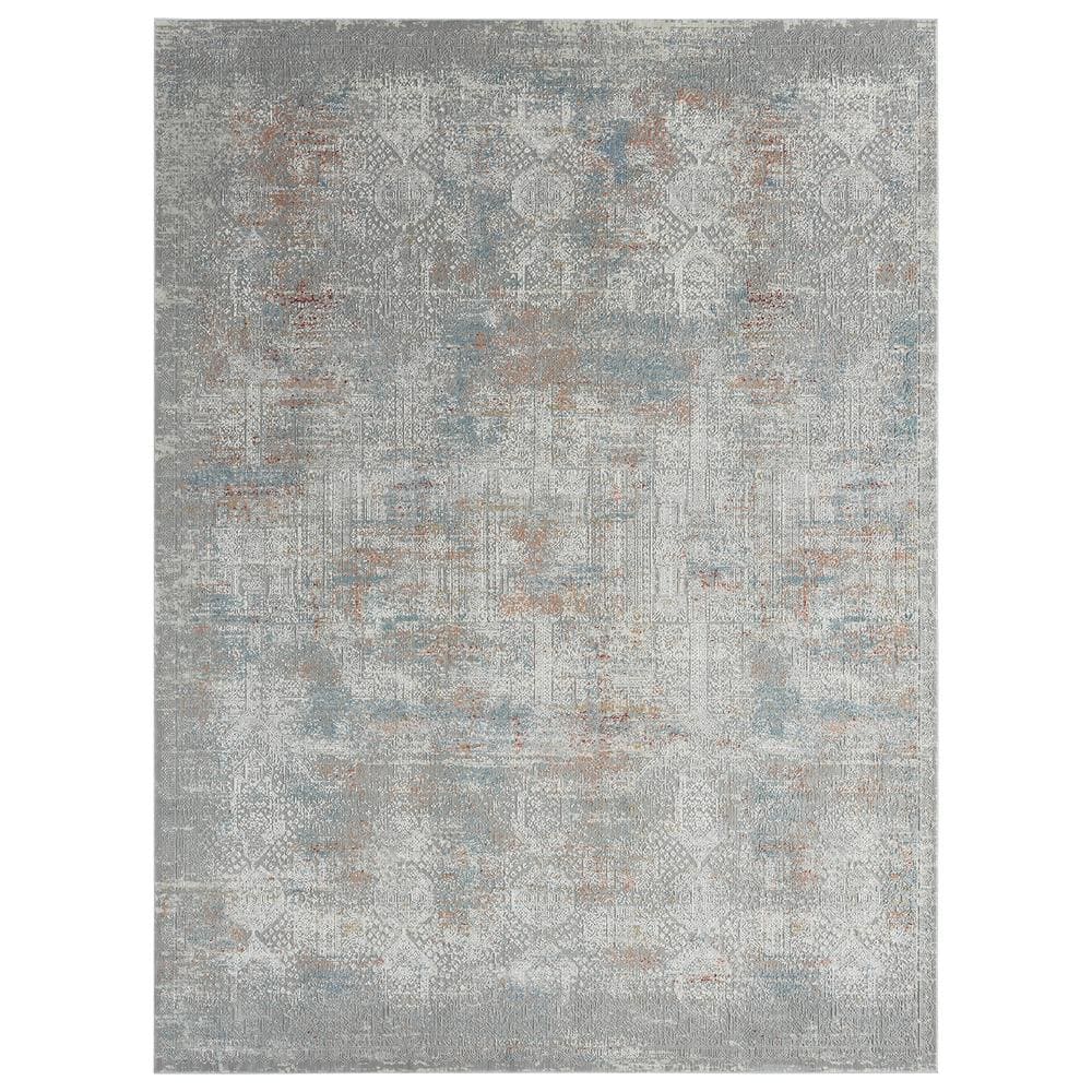 KALATY Dalton Gray 3 ft. x 5 ft. Area Rug DT970 35 The Home Depot