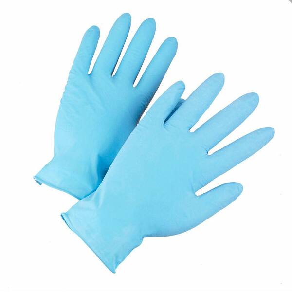 HDX Blue Nitrile Disp Gloves (150-Pack)