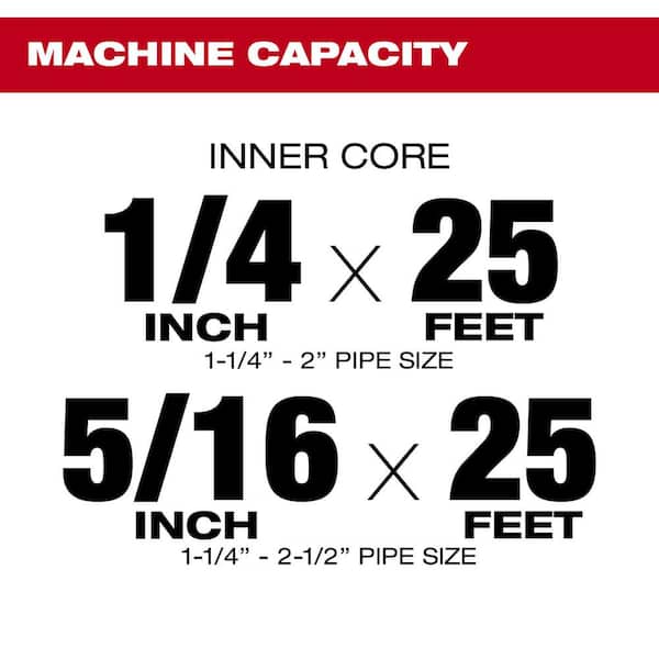 Milwaukee - M12 12V Lithium-Ion Cordless Auger Snake Drain Cleaning Kit M12 with 2.0Ah Battery