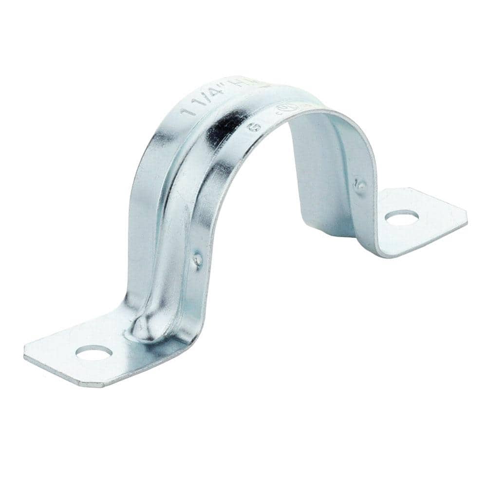 1-1/4 in. Rigid Metal Conduit (RMC) 2-Hole Strap (4-Pack)