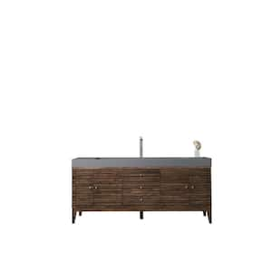 Mid-Century Double Bathroom Vanity (63–72) - Acorn