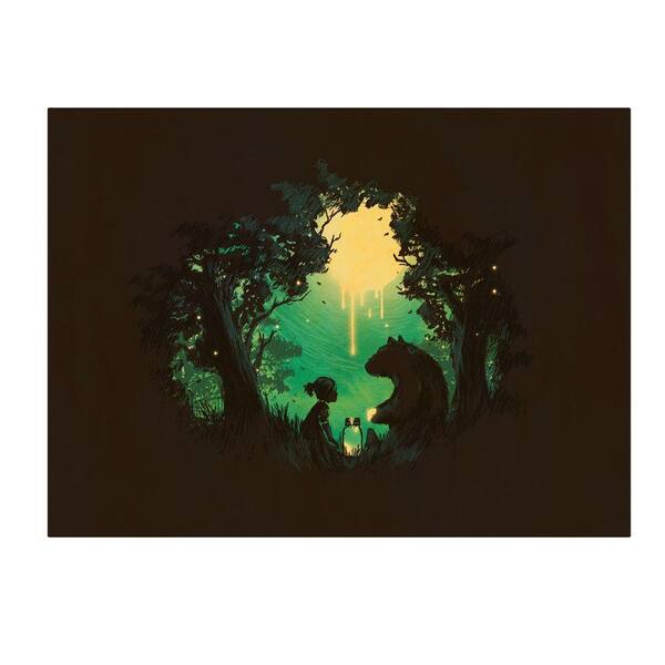 Trademark Fine Art 14 in. x 19 in. Conversationalist Canvas Art