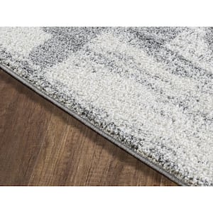 Amy Grey Floral 2 ft. x 3 ft. Scatter Area Rug