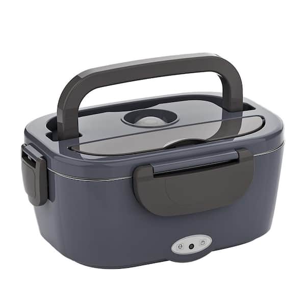 Adrinfly Portable Electric Lunch Box Set of 1 with 1.5L Removable Stainless Steel Container, 3 - in - 1 Heated Warmer for Adults