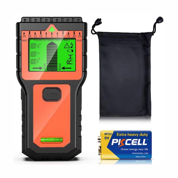 8 in 1 Multifunctional Wall Scanner Stud Finder with 6 Modes for Studs Wood Metal AC Wires Detection