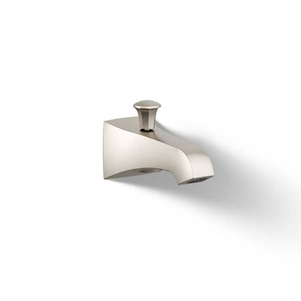 KOHLER Memoirs Wall Mount Diverter Tub Spout in Vibrant Brushed Nickel
