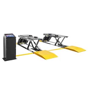 P-9000LT Pit-Style Low-Rise Scissor Car Lift 9000 lbs. Capacity - Open-Center with 220V Power Unit Included