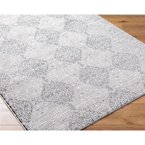 Freud 7 ft. x 9 ft. Ivory/Black Moroccan Indoor Area Rug