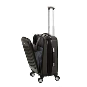 Titan Expandable 19 in. Hardside Spinner Laptop Carry-On Suitcase, Black