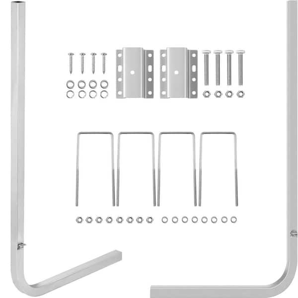 Boat Trailer Guide-ons, 46in., One Pair Aluminum Trailer Guide ons, Rust-Resistant Trailer Guides with Adjustable Width