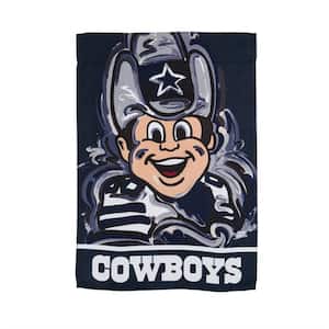 12.5 in. x 18 in. Dallas Cowboys Justin Patten Artwork Mascot Garden Flag