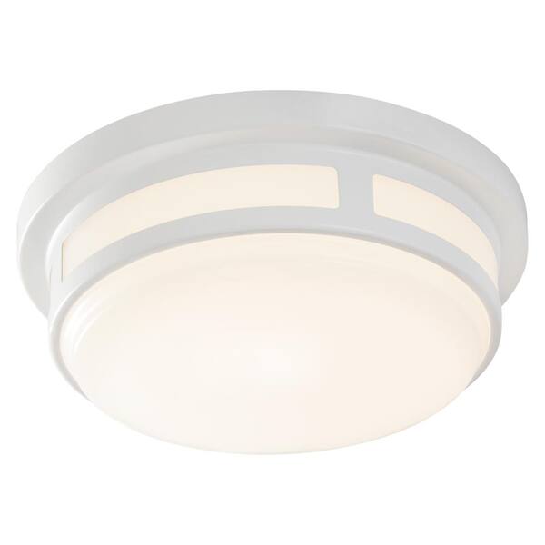 white flush mount outdoor ceiling light