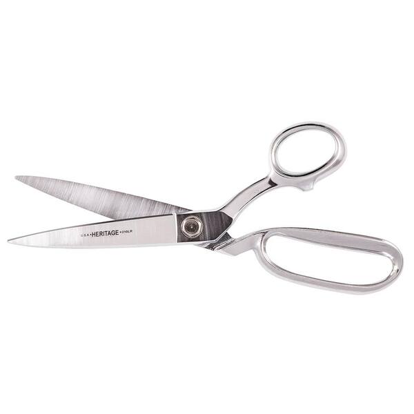 Klein Tools 5 in. Large Ring Embroidery Scissor G405LR - The Home Depot